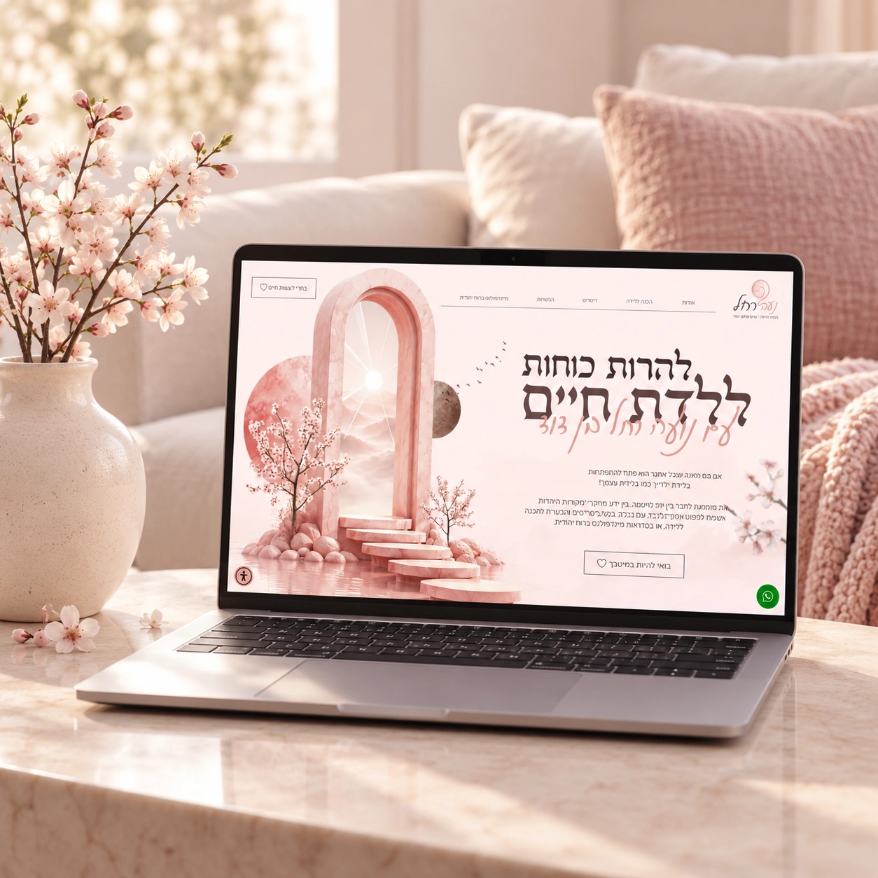 נעה רחל - עיצוב אתר, תמונה 1 מתוך 3